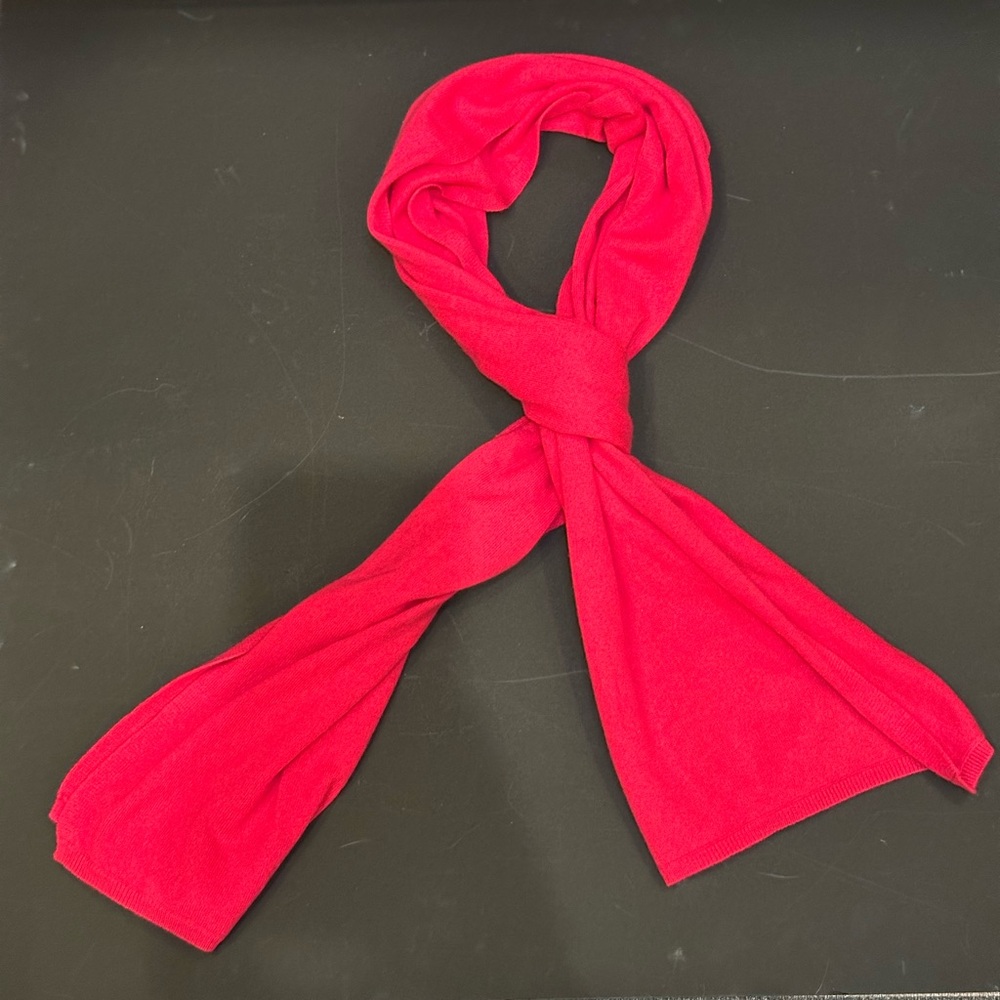Cashmere Hot Pink Scarf - Large